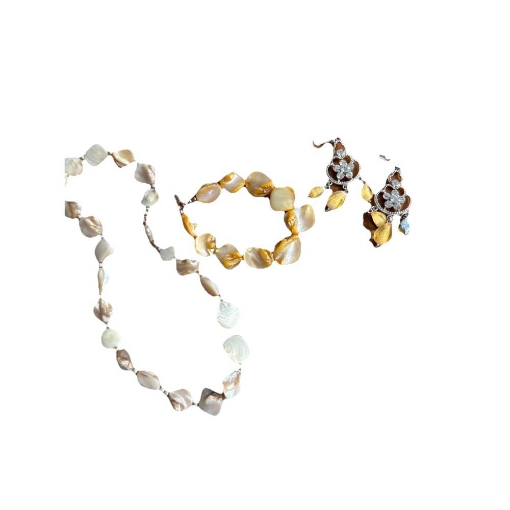 Boho Earrings Bracelet And Necklace Y2K - Picture 1 of 4